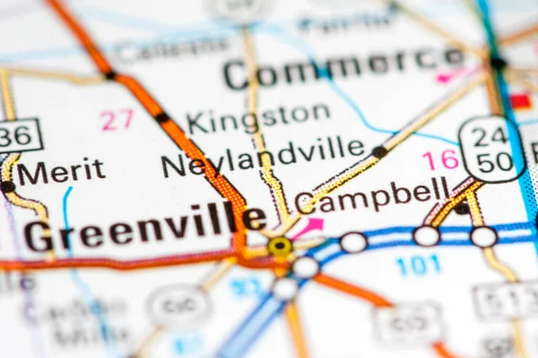 Neylandville Texas Usa Map — Stok fotoğraf