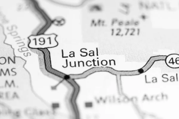 Sal Junction Utah Usa Map — 스톡 사진