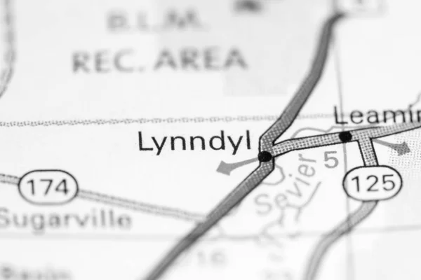 Lynndyl Utah Usa Map — 스톡 사진