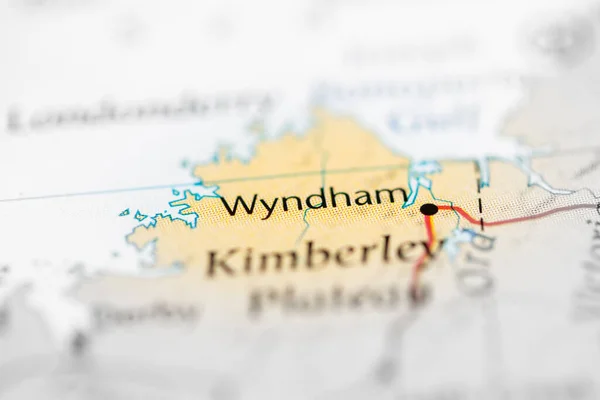 Wyndham. Australia on the map