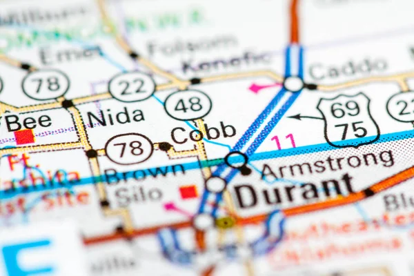 Cobb Oklahoma Eeuu Mapa — Foto de Stock