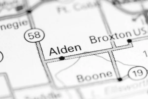 Alden Oklahoma Usa Map — Stock Photo, Image