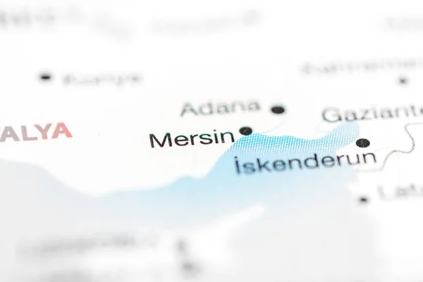Mersin. Turkey on the map