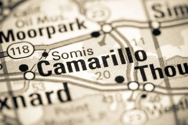 Camarillo California Eeuu Mapa — Foto de Stock