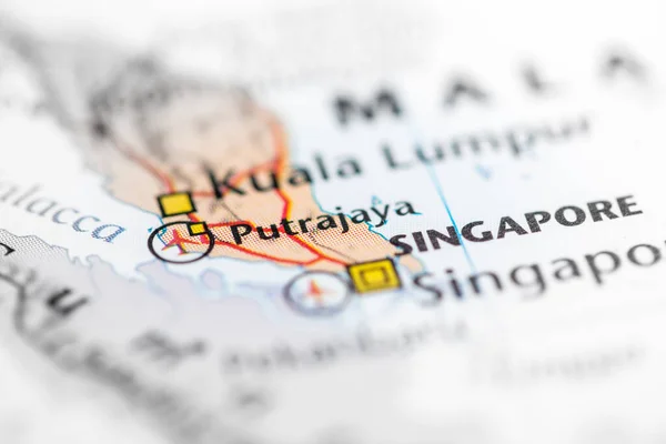 Putrajaya. Malaysia on the map