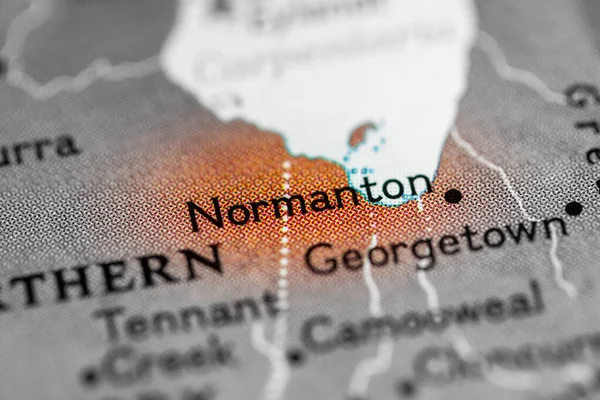 Normanton Australia Map — Stock Photo, Image