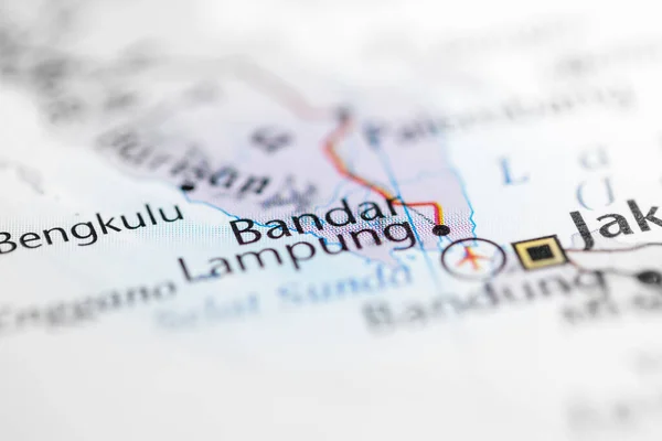 Bandar Lampung Indonesië Interactieve Kaart — Stockfoto