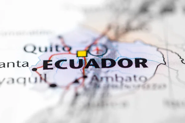 Ecuador Mapa — Foto de Stock