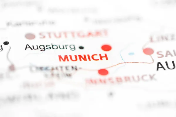 Munich. Germany on the map