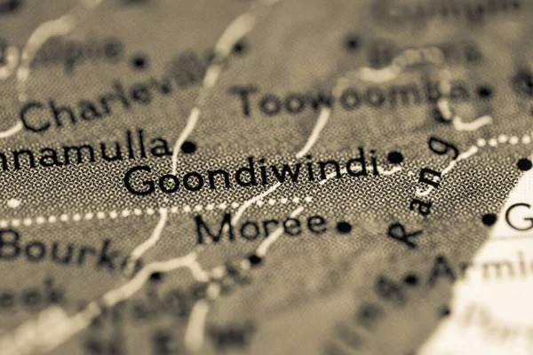 Goondiwindi, Australia on the map
