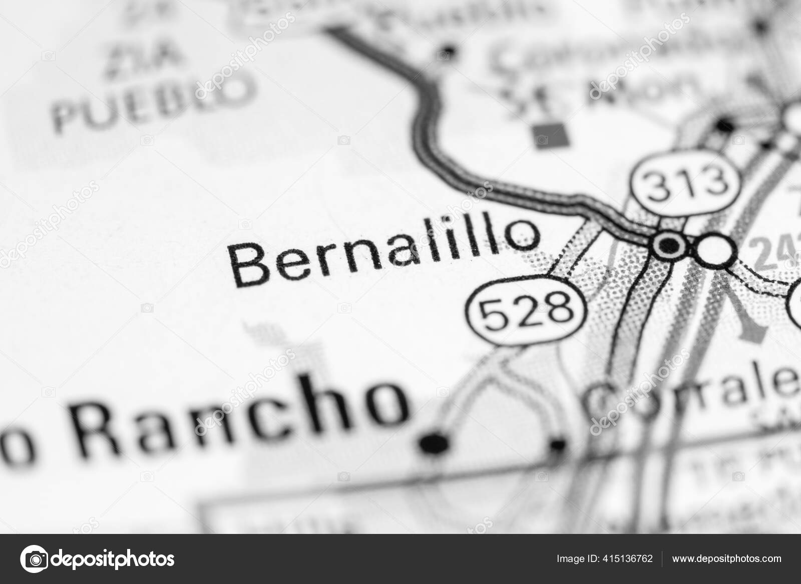 Bernalillo New Mexico Usa Map Stock Photo by ©aliceinwonderland2020 415136762