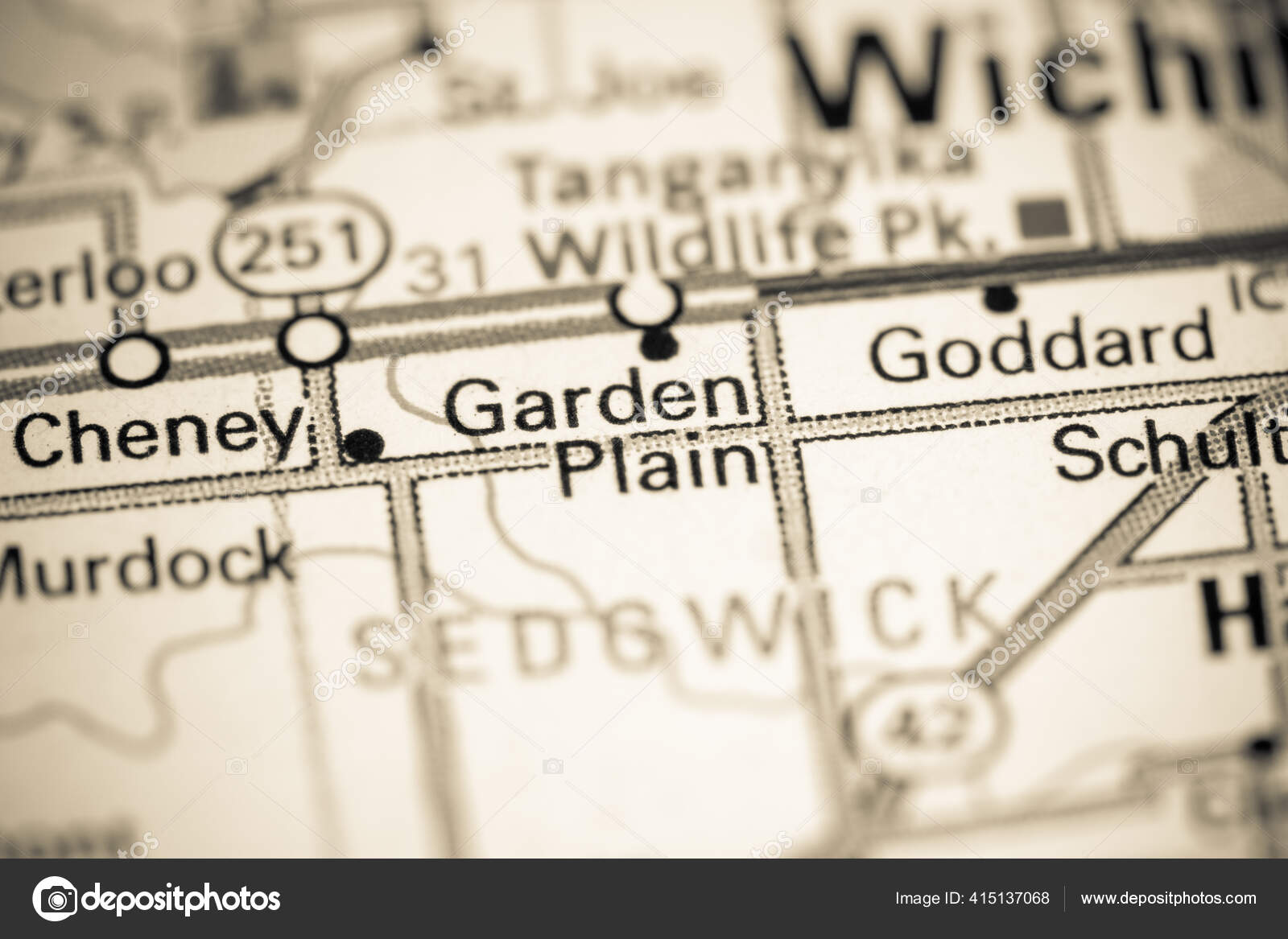 Garden Plain Kansas Usa Map Stock Photo by ©aliceinwonderland2020 415137068