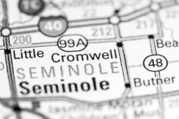 Cromwell Oklahoma Usa Map — 스톡 사진