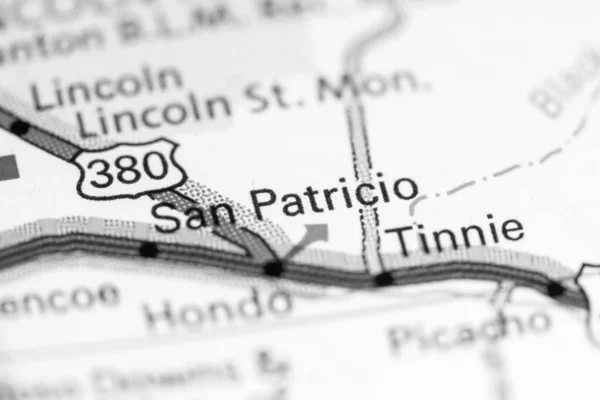 San Patricio New Mexico Haritada Usa — Stok fotoğraf