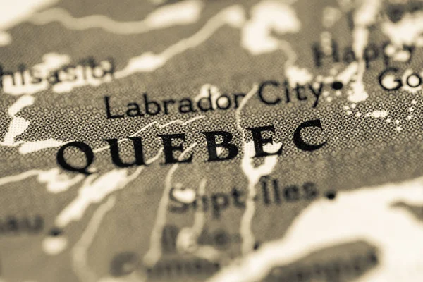 Quebec Канада Карте — стоковое фото