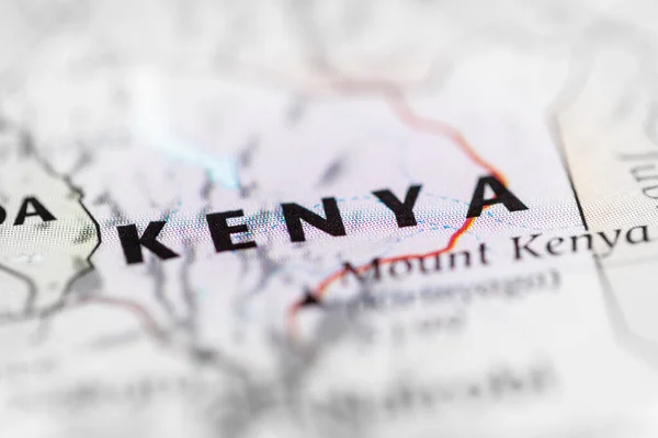 Kenia Mapa — Foto de Stock
