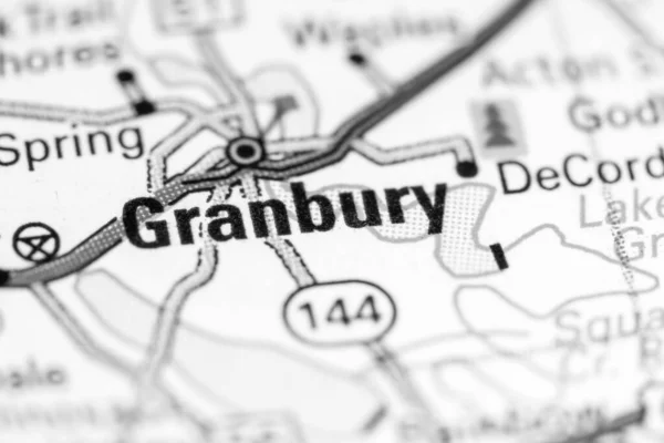 Granbury Texas Usa Map — Stok fotoğraf