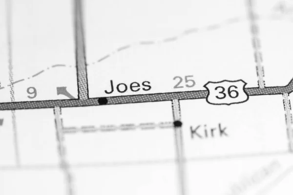 Joes Colorado Usa Map — 스톡 사진