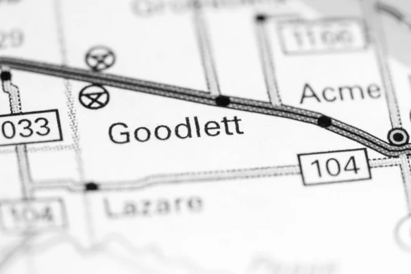 グッドレットテキサスだ地図上の宇佐 — ストック写真