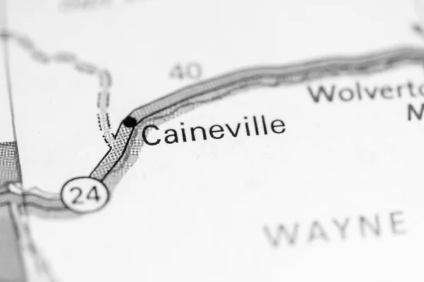 Caineville Utah Eeuu Mapa —  Fotos de Stock