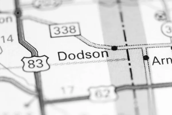 Dodson Texas Eeuu Mapa —  Fotos de Stock