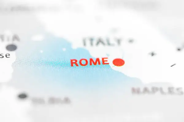 Roma Talya Haritada — Stok fotoğraf