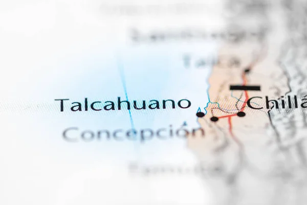 Talcahuano. Chile on the map