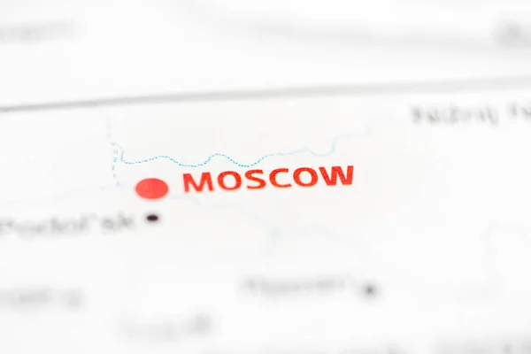 Moscú Federación Rusa Mapa — Foto de Stock