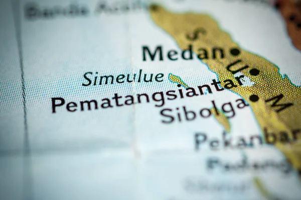 Pematangsiantar, Indonesia on the map