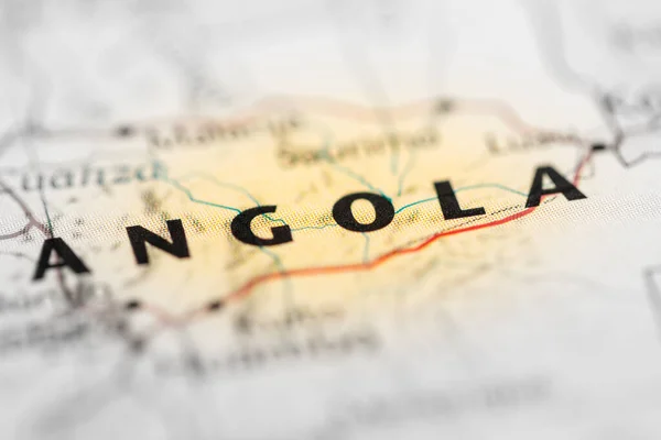 Angola Mapa — Foto de Stock