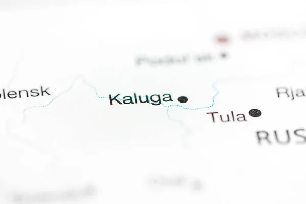 Kaluga Russian Federation Map — Stock Photo, Image