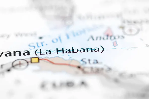 Habana Kuba Mapie — Zdjęcie stockowe
