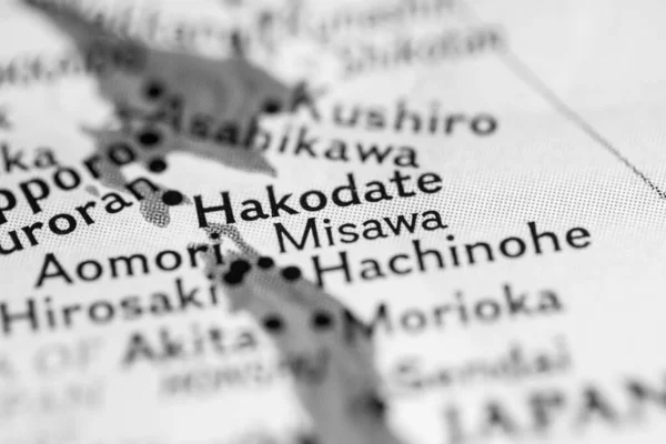 Misawa Japón Mapa — Foto de Stock