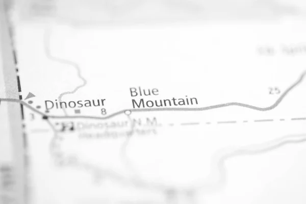 Montaña Azul Colorado Usa Mapa — Foto de Stock