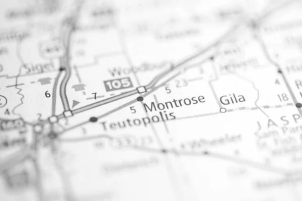 City Illinois Usa Map — Stock Photo, Image
