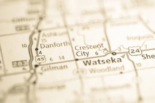 Crescent City Illinois Förenta Staterna — Stockfoto