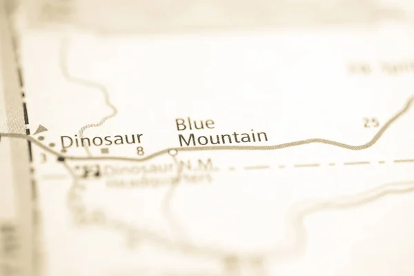 Montaña Azul Colorado Usa Mapa —  Fotos de Stock