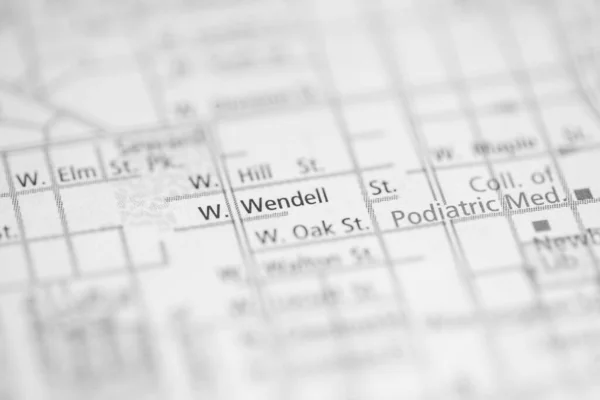 Wendell Chicago Illinois Usa Mapa — Foto de Stock