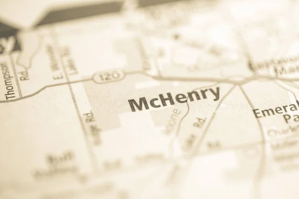 Mchenry Illinois Usa Map — Stock Photo, Image