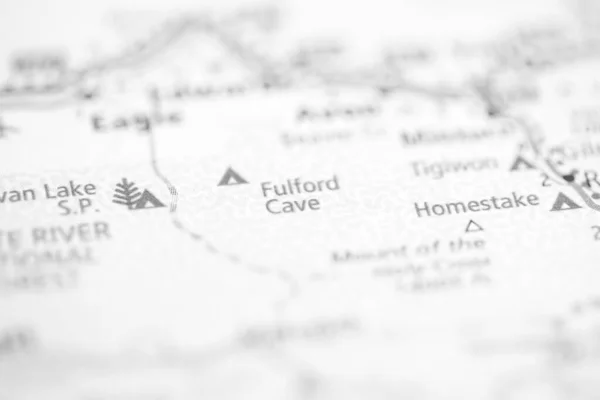Fulford Cave Colorado Usa Map — Stock Photo, Image