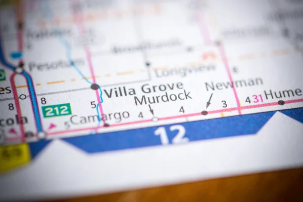 Murdock Illinois Usa Auf Der Karte — Stockfoto