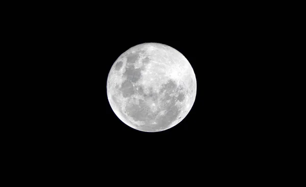 Luna Plină Fundal Întunecat — Fotografie, imagine de stoc