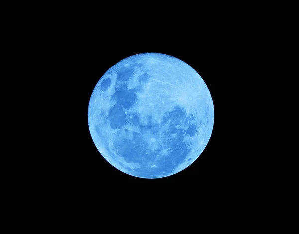 Księżyc Pełni Ciemnym Tle — Zdjęcie stockowe