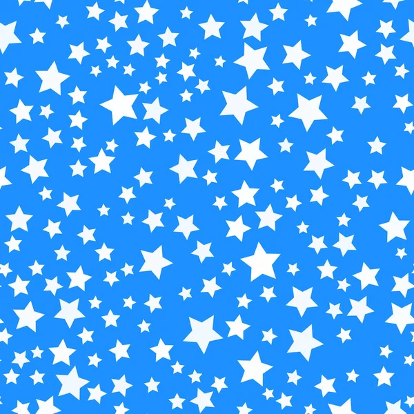 Fondo Estrella Patrón Sin Costuras Con Estrellas — Vector de stock