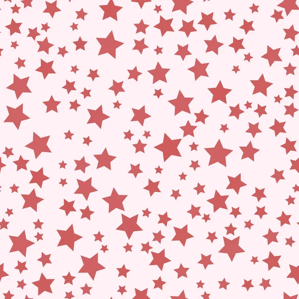 Зоряний Фон Безшовний Візерунок Зірками — стоковий вектор
