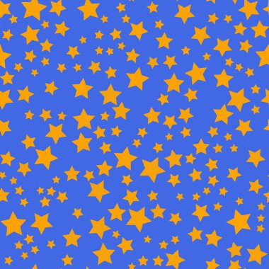 Yıldız arkaplanı. Yıldızlı kusursuz desen.