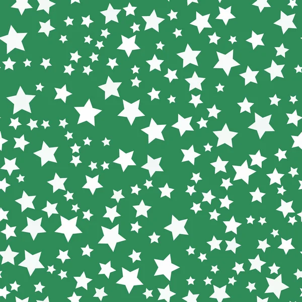 Звездный Бесшовный Рисунок Звездами — стоковый вектор