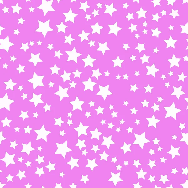 Star Background Seamless Pattern Stars — Stock Vector