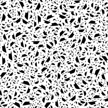 Siyah ve beyaz, soyut, pürüzsüz desen. Moda stili vektör dokusu.