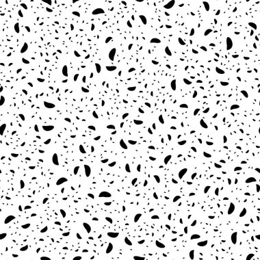 Siyah ve beyaz, soyut, pürüzsüz desen. Moda stili vektör dokusu.